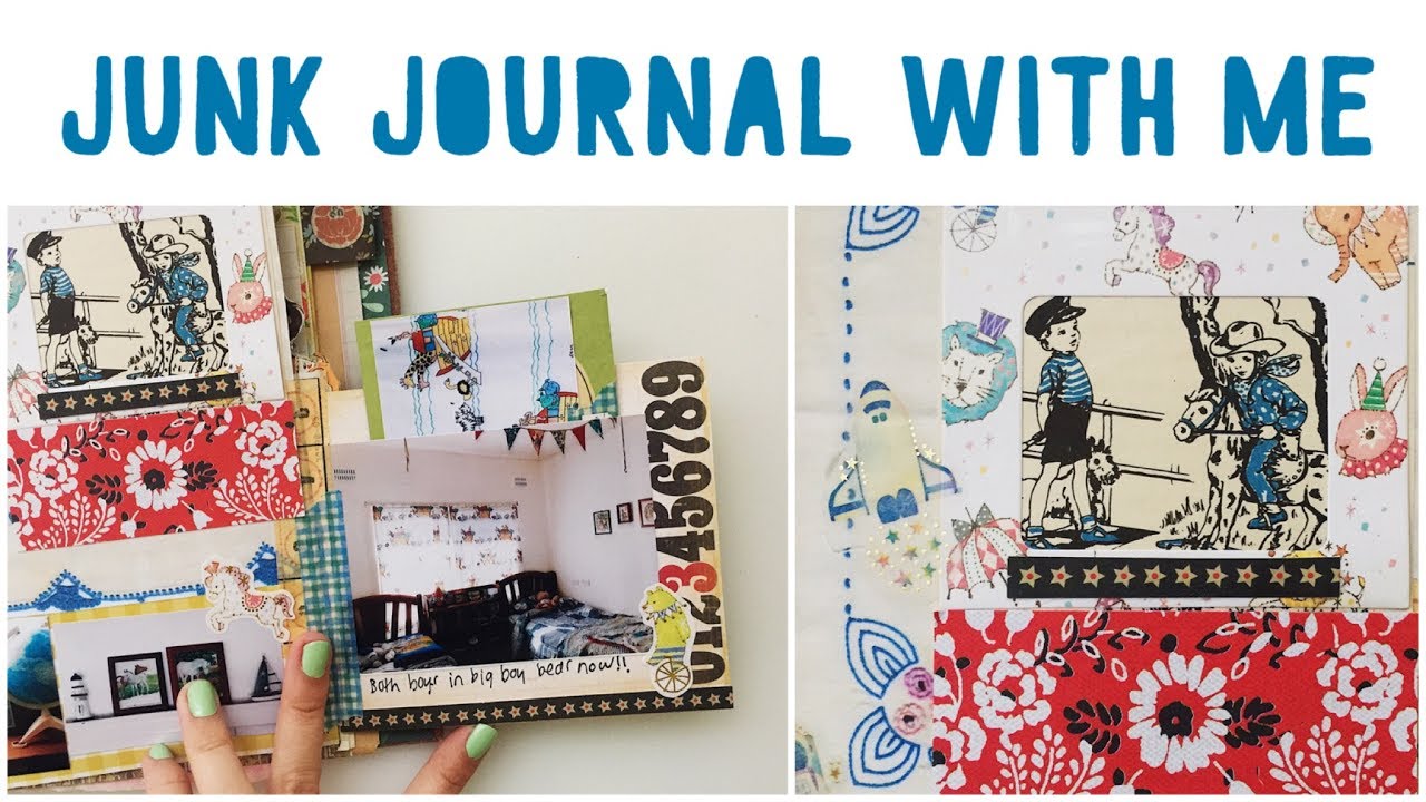 JUNK JOURNAL WITH - Ep 06 | Journalling Process | Using a Junk Journal