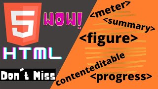 Do you know these things in html | Html tags that almost nobody knows