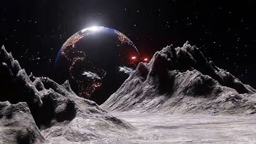 【Blender 3.01 Eevee】First spaceship animation / 3 cameras