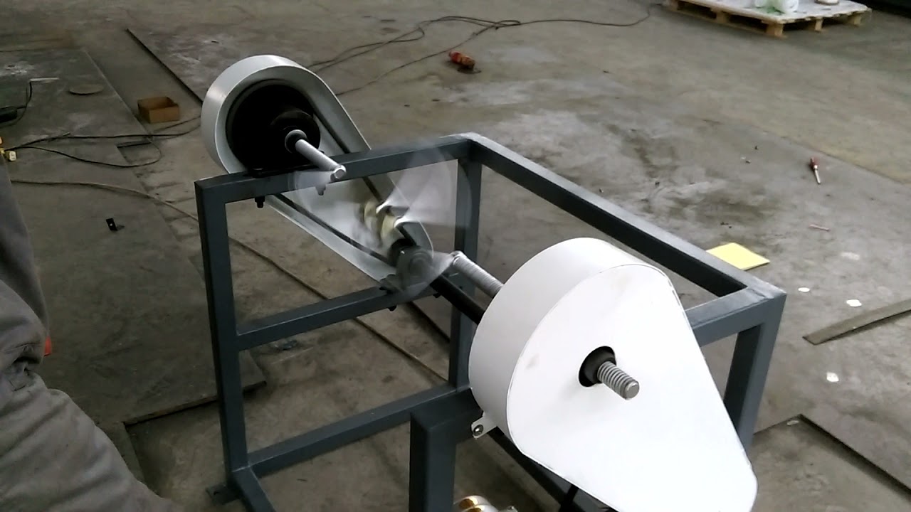 How does semiautomatic yarn hank winder working? YouTube