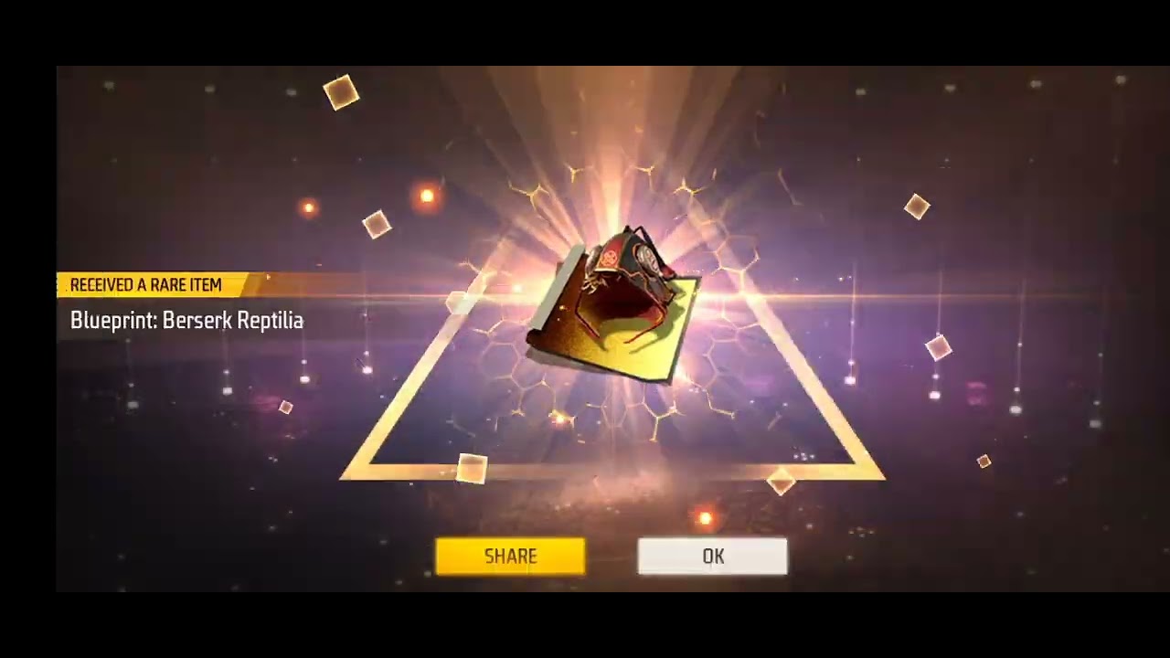 new glitch free fire blueprint how to claim....