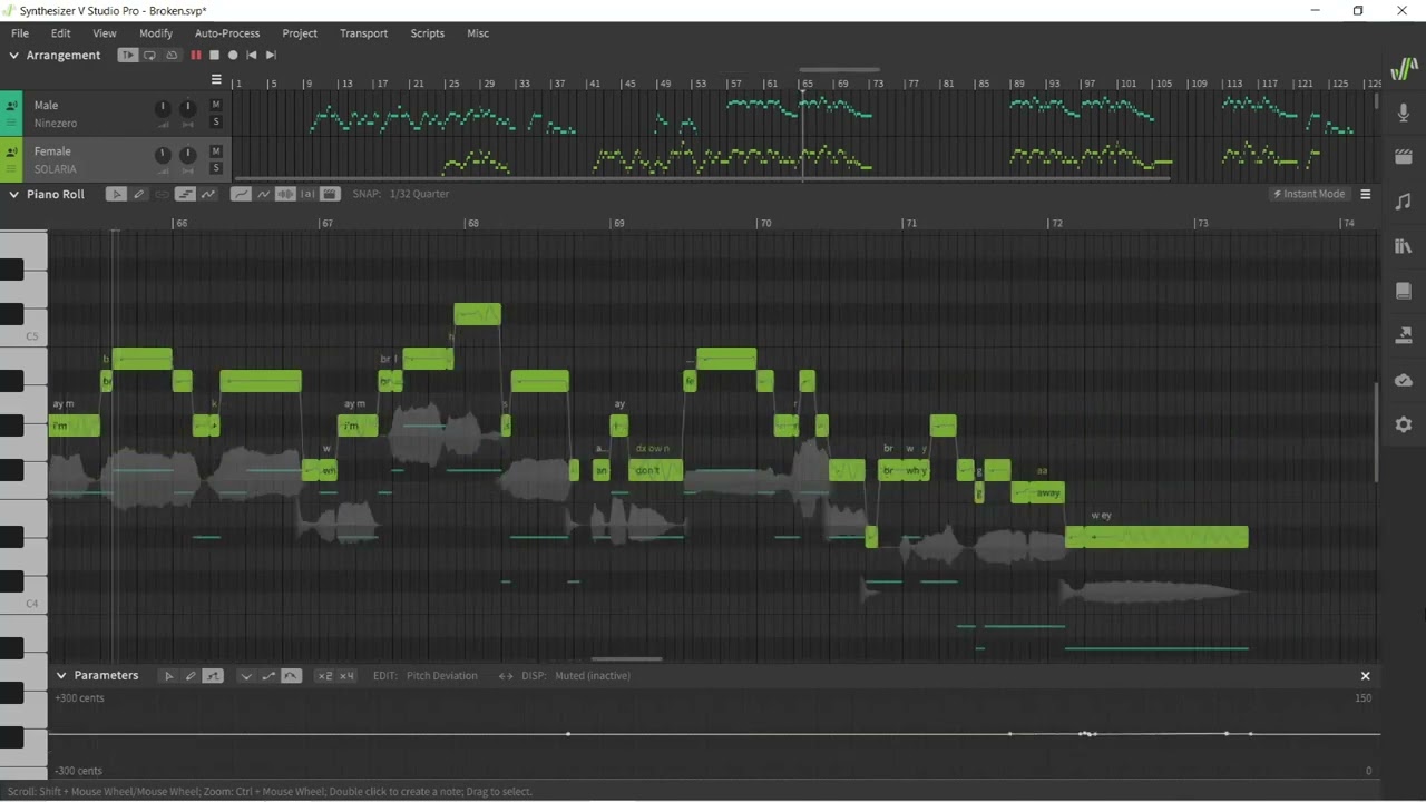 【NineZero/Solaria】 Broken (Seether) 【Synth V Cover】
