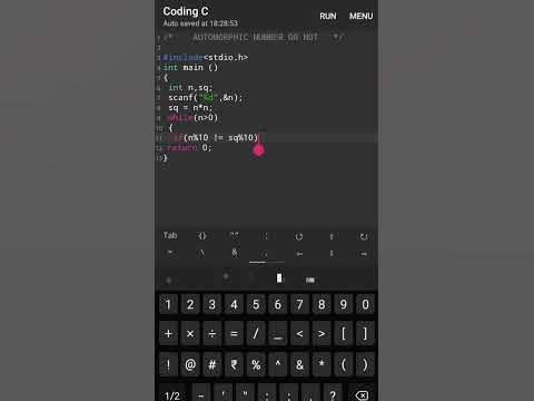 Automorphic number || C Programming - YouTube