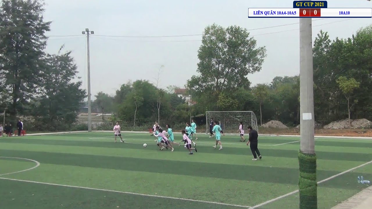 BÓNG ĐÁ NỮ - GT CUP 2021 - Liên quân 10A4+10A5 vs... - youtube