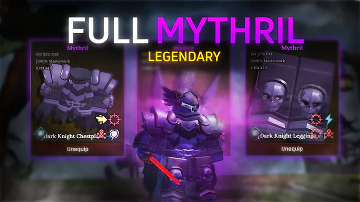 Legendary Mythril Armor Showcase | The Forge Roblox