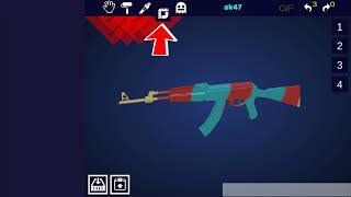 CS GO Skin Maker - 3D Coloring Android App Tutorial screenshot 4