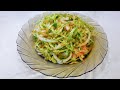 Салат на каждый день! Витаминный салат из свежей капусты/ Простой салат/Fresh Cabbage Vitamin Salad