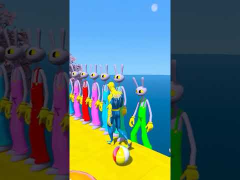 GTA V COLOURFULL RAGDOLL VS SPUNCH BOB RAGDOLL Shorts 