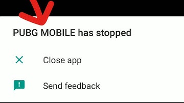 how to fix this error pubg Mobile has stopped best tips try this trick 100% work