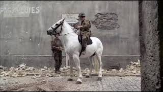 band of brothers, Is it safe to cross, lieutenant winters get hit by a bullet. funny clip