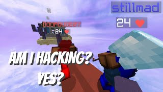 Getting Hackusated In Hypixel The Bridge, Am I Really Hacking