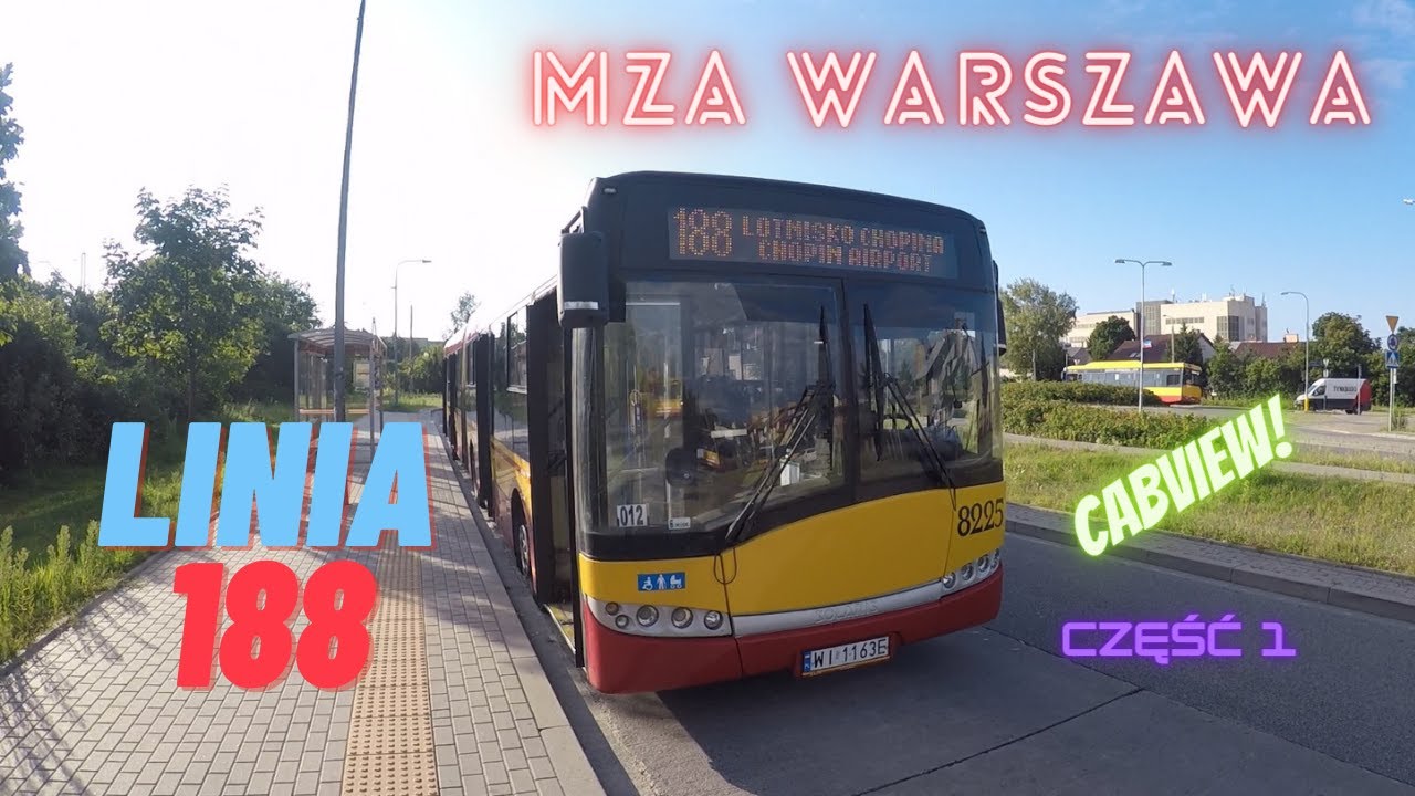 #29 Linia 188 (1/2) Kierowca Autobusu Warszawa - kier. Gocławek Wschodni U18 #8225