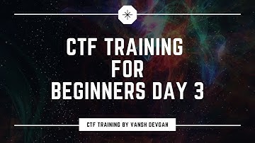 CTF For Beginners Day 3 - ITC LiveStream