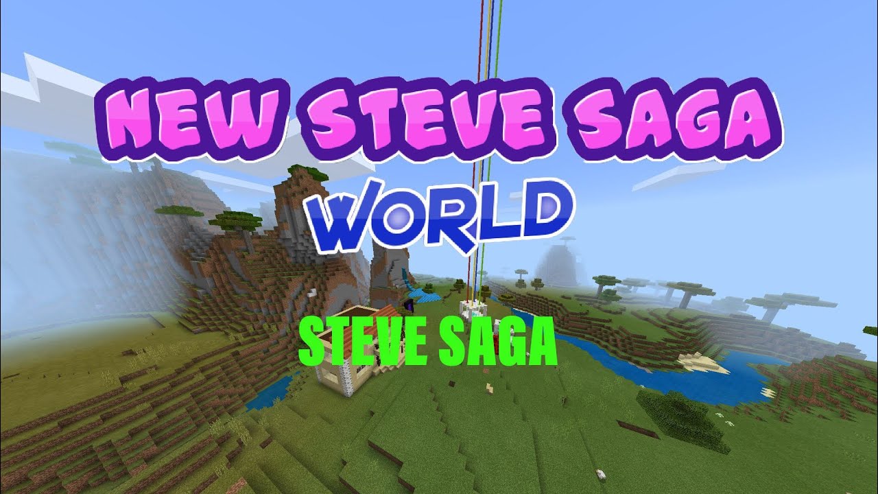 Minecraft Steve Saga - New Steve Saga World, w/JoshTGS