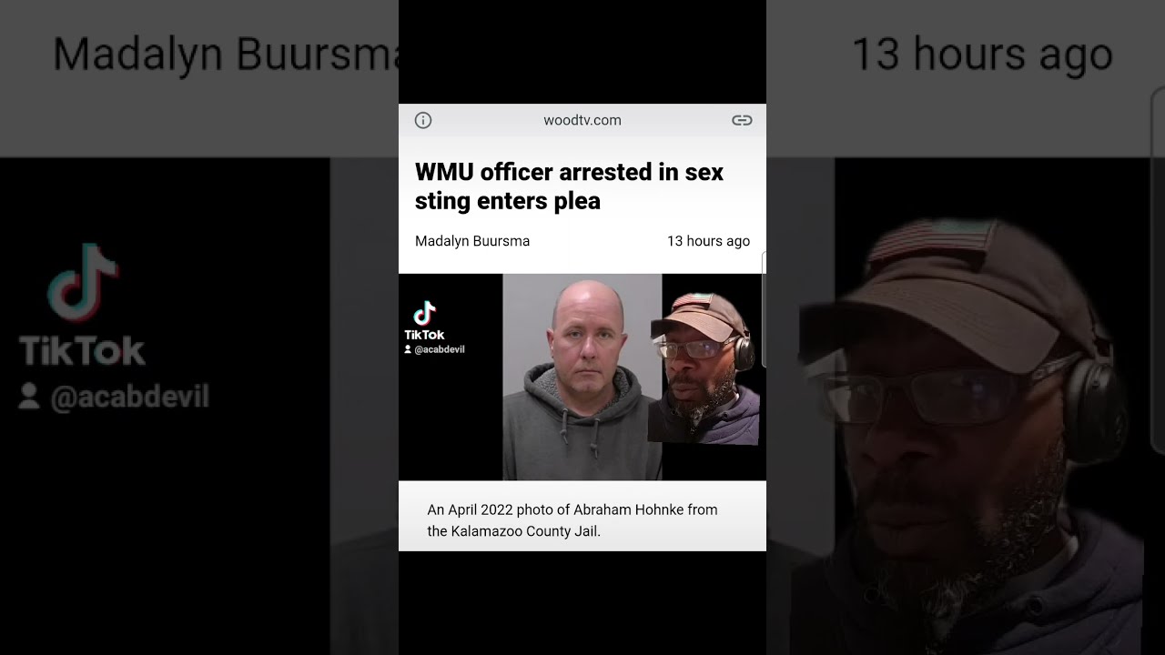 WMU Police Officer arrested on heinous charges during sting operation. #michigan #shorts #acabdevil