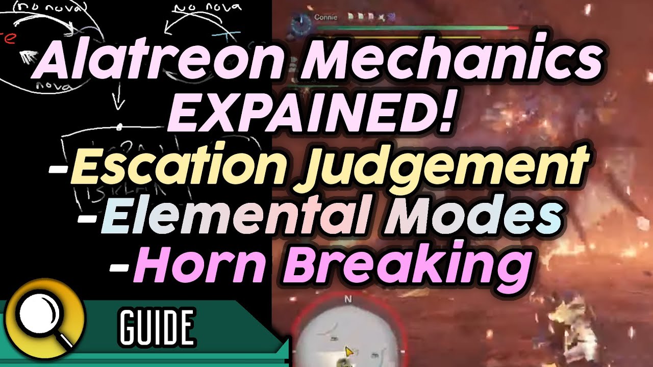 Alatreon Detailed Mechanics Explanation - Escation Judgement, Element Modes, Horn Breaks, Builds Mhw