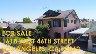 1618 West 46th Street Los Angeles , CA 90062  Virtual Tour - 3 Units Offered at $698,000