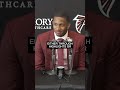 Michael Penix Jr. idolized Michael Vick growing up | #shorts #vick #falcons #football