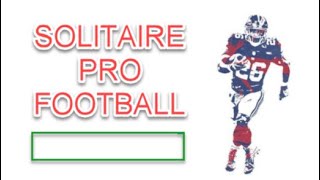 Solitaire Pro Football getting started screenshot 4
