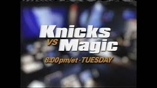 New York Knicks vs Orlando Magic TBS NBA Tuesday promo (TBS, Nov. 2000)