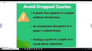 Citing Sources for Literary Analysis