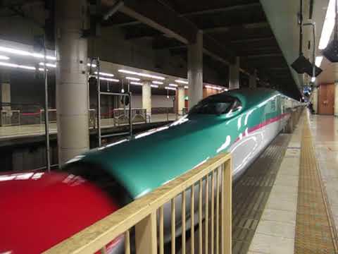 東北新幹線　E5系+E6系　はやぶさ7号・こまち7号 新青森・秋田 行　上野発車　2018.08.25