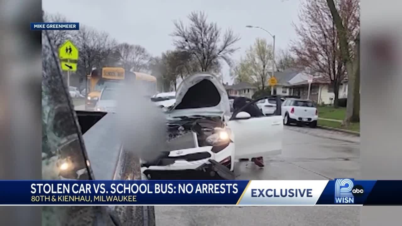 Exclusive Owner of stolen KIA in school bus crash speaks to WISN 12