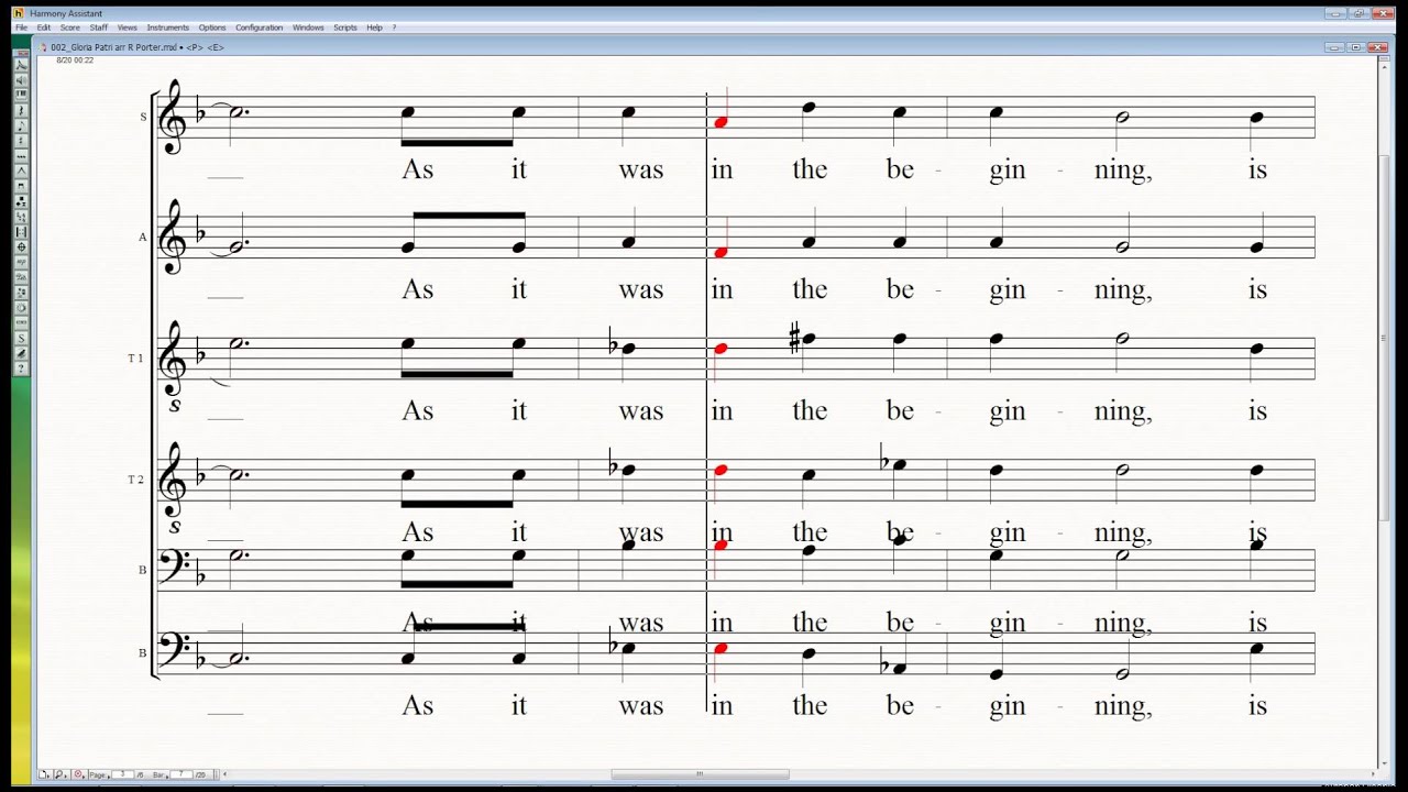 002 Gloria Patri arr R Porter