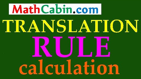 💠 Finding the Coordinate Rule of Translation given Graph problem ! ! ! ! !