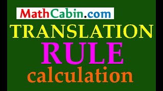💠 Finding the Coordinate Rule of Translation given Graph problem ! ! ! ! !