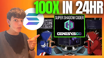 MASSIVE New Solana NFT Token ($SHDW) - Genesys Go Super Shadow Coder