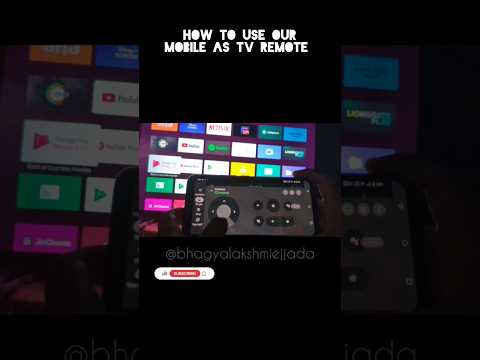 How to use  our Mobile as TV remote || YouTube Shorts || Tech || Google tv App || Remote control