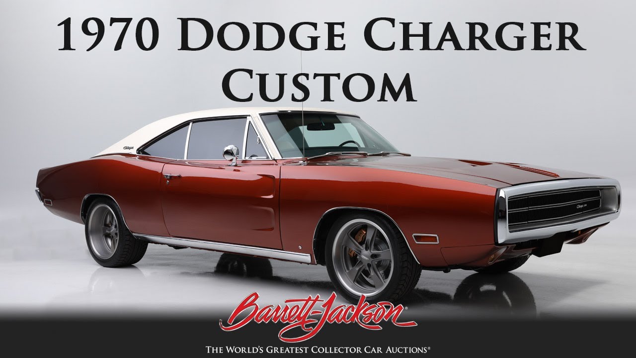 1970 Dodge Charger Custom - BARRETT-JACKSON COLLECTION SHOWROOM - YouTube