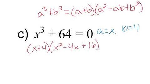 Algebra II 5.3 Solving Polynomial Equations