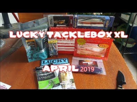 kayak flight LUCKY TACKLE BOX XL! APRIL 2019 LTB Bass Unboxing!!