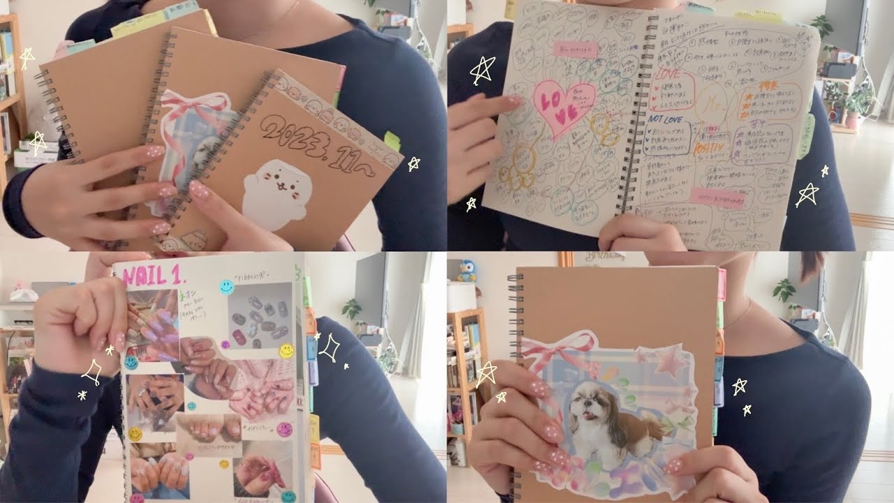 ノートを始めた時に書いてたこと✨無地のノートの書き方📝⭐︎