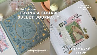 Cozy 2025 Bullet Journal Setup ✨ Unboxing & First Page in My Aesthetic Tiefossi 8×8 Journal