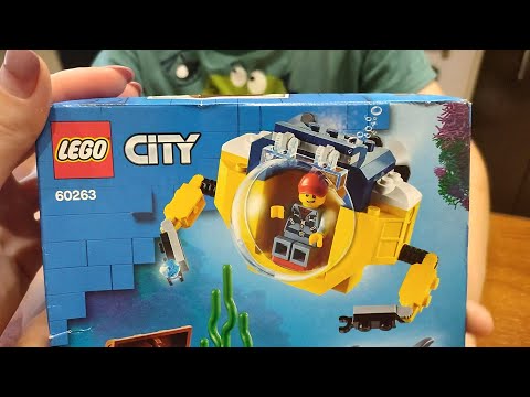 Конструктор LEGO City Океан: мини-подлодка 41 деталь (60263)