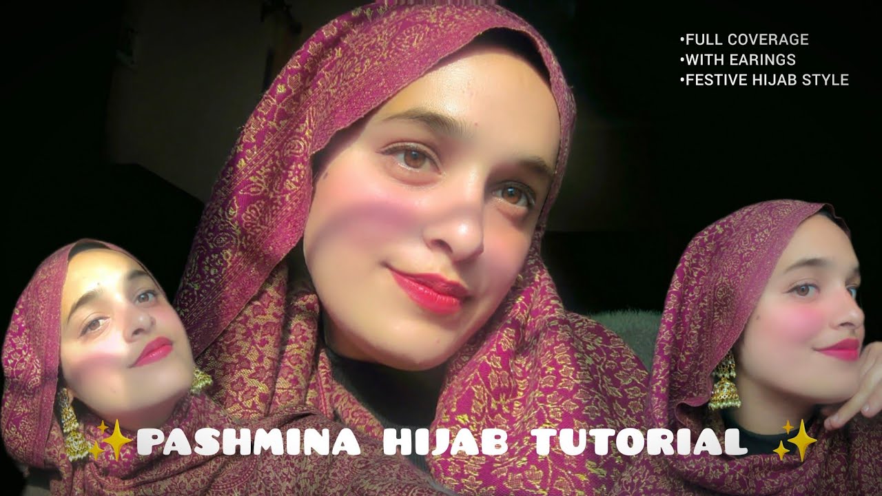 Pashmina Hijab Tutorial | Ultimate guide for pashmina scarf 🧣