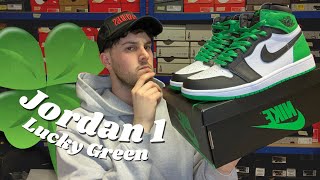 JORDAN 1 HIGH BLACK LUCKY GREEN Sneakers Unboxing EP 8