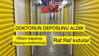 Doktorun deposunu aldık / Raf Raf kutular