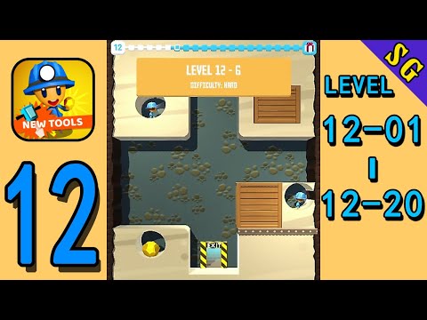 Mine Rescue! - Gameplay Walkthrough (Level 12-1  12-20) | Snack Game