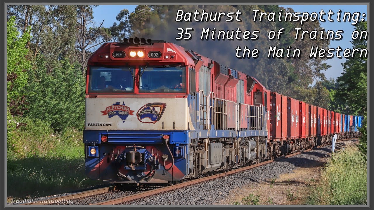 Bathurst Trainspotting: 35 Minutes of Trains on the Main West