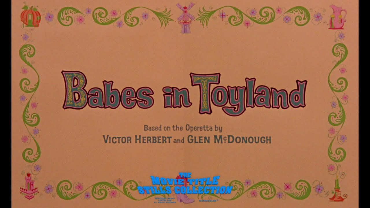 Babes in Toyland (1961) title sequence - YouTube