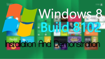 Windows 8 Build 8102 with Developer Tools Installation and Demo