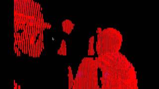 ダンスフロアをkinectで撮影