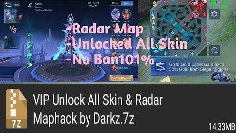 Unlocked all skin + Radar map Noban -Darkz