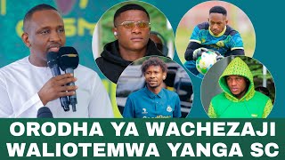 YANGA Watangaza Orodha Ya WACHEZAJI 15 WALIOTEMWA Dirisha Kubwa La Usajili 2026/2027