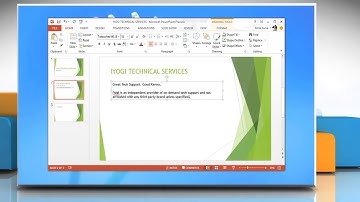 How to redo typing in a current Microsoft® PowerPoint 2013 presentation in Windows® 8