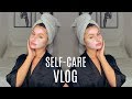 A SELF-CARE DAY VLOG | getting my nails done, working out, doing my eyebrows